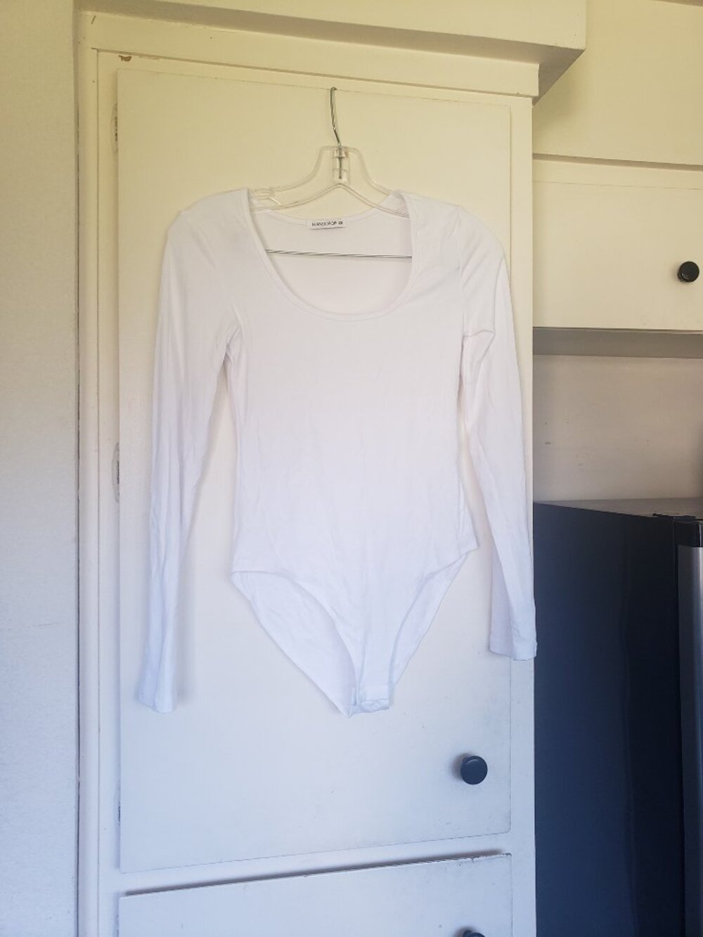 Mangopop White Bodysuit Size XS